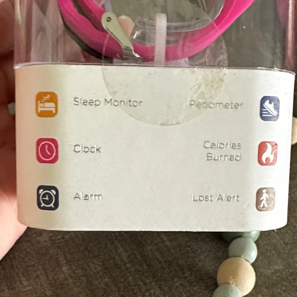 Dual Color Activity Tracker - Pink and Black